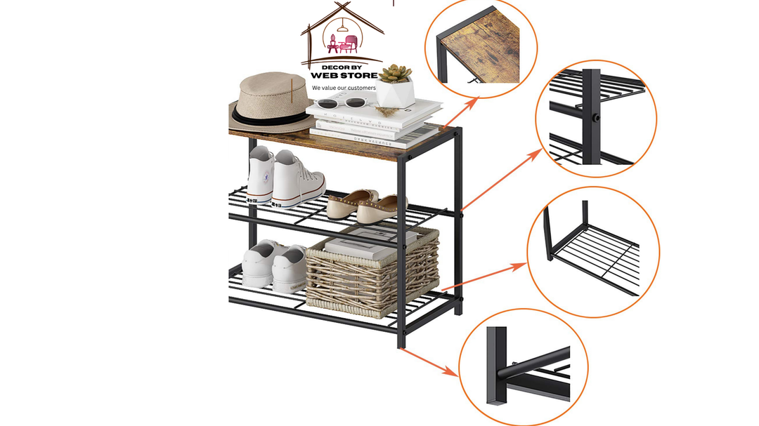 3-Tier Shoe Rack