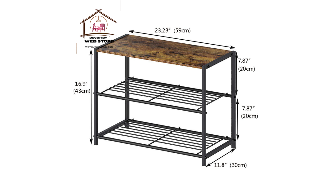 3-Tier Shoe Rack