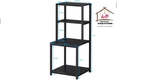 Load image into Gallery viewer, Printer Stand with Storage Shelf, 49.2 inch Large Tall 4 Tier Printer Table for Home Office Organization Space Saving Desk Rack for Printer Computer CPU Shredder
