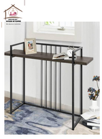 Load image into Gallery viewer, Wooden Console Table with Shelf
