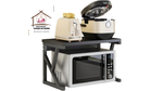 Load image into Gallery viewer, 3 tier Kitchen rack Home shelf Microwave oven Stand Wood Storage
