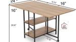 Load image into Gallery viewer, Folding Dinner Table
