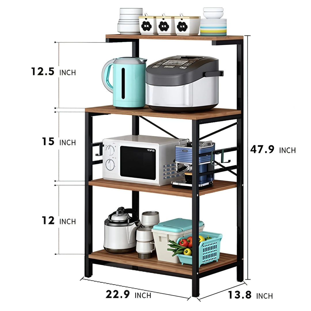 4-Tier Kitchen Storage Shelf Rack