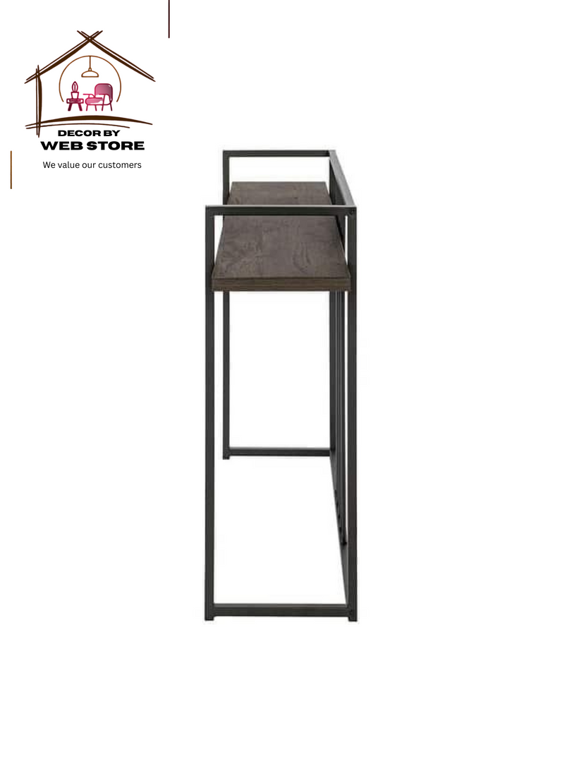 Wooden Console Table with Shelf