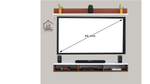 Load image into Gallery viewer, Wall Mounted Living Room Tv Unit
