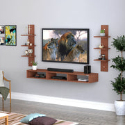 Wood Wall Mount TV Unit