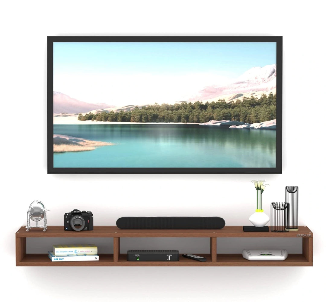 Wooden Wall TV Stand