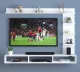 Decor by Webstore 32-Inch Elite Wall-Mount TV Panel – Modern Floating Entertainment Unit & LED Media Cabinet with Integrated Set-Top Box Storage